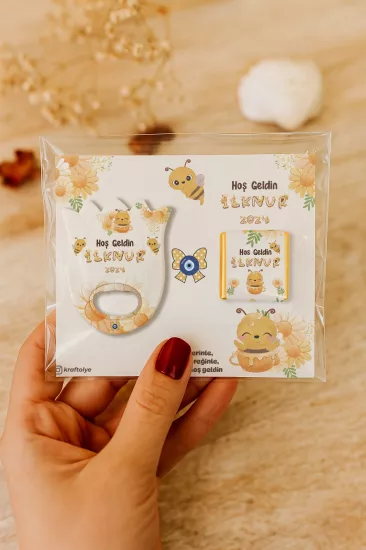 Çikolatalı Lale Açacak Magnet Hediyelik