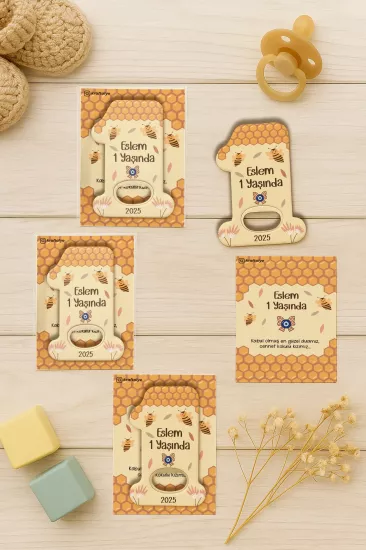 Kişiye Özel 1 Yaş Açacak Magnet
