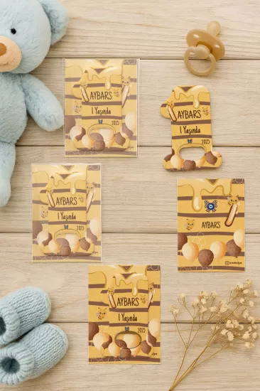 Kişiye Özel 1 Yaş Açacak Magnet
