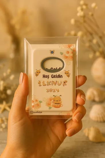 Kartlı Açacak Magnet | Bebek ve Baby Shower Hediyesi