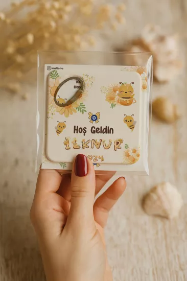 Doğum Günü & Baby Shower Dikdörtgen Açacak Magnet