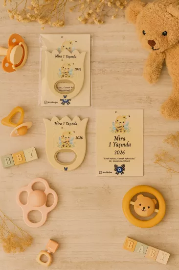 Bebek & Doğum Günü Kartlı Lale Açacak