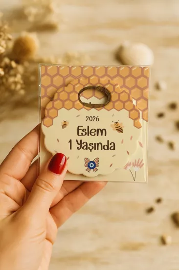 Kartlı Papatya Bardak Altlığı Açacak Magnet