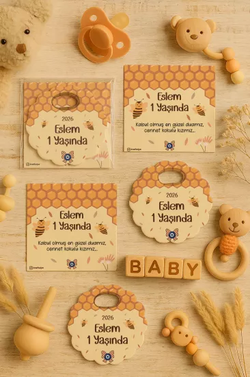 Kartlı Papatya Bardak Altlığı Açacak Magnet