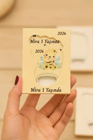 Ayak İzi Açacak Magnet | Bebek Hediyelikleri