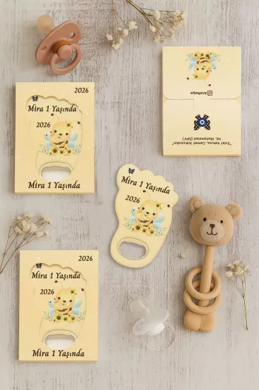 Ayak İzi Açacak Magnet | Bebek Hediyelikleri