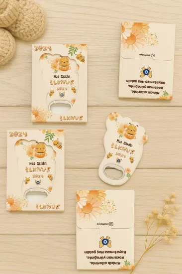 Ayak İzi Açacak Magnet | Bebek Hediyelikleri