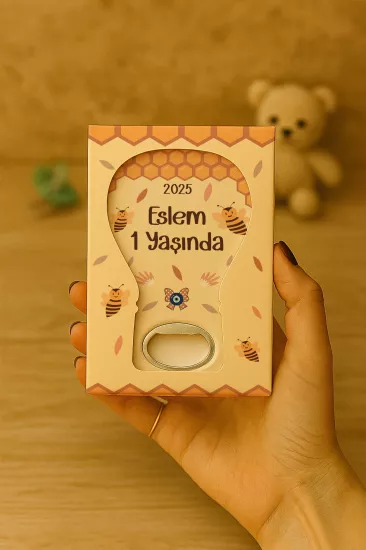 Kutulu Balon Açacak Magnet – Yeni Doğan, Baby Shower, Doğum Günü, Diş Buğdayı Hediyesi