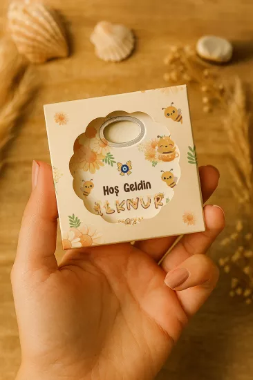 Kutulu Papatya Bardak Altlığı Açacak Magnet