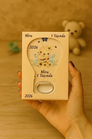 Mühürlü Kutulu Balon Açacak Magnet – Yeni Doğan, Doğum Günü, Baby Shower, Diş Buğdayı Hediyesi