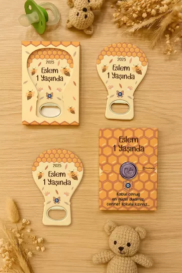 Mühürlü Kutulu Balon Açacak Magnet – Yeni Doğan, Doğum Günü, Baby Shower, Diş Buğdayı Hediyesi