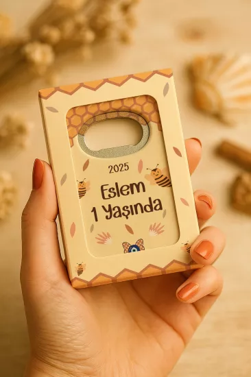 Mühürlü Açacak Magnet – Bebek Hediyesi
