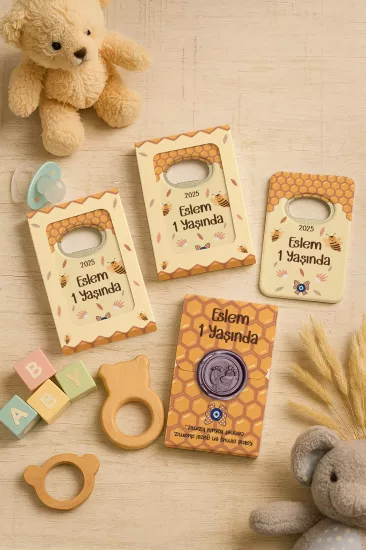 Mühürlü Açacak Magnet – Bebek Hediyesi
