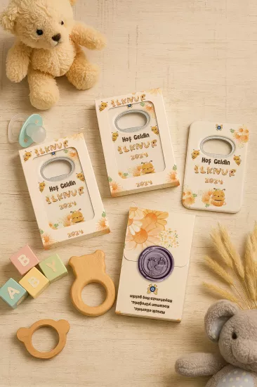 Mühürlü Açacak Magnet – Bebek Hediyesi