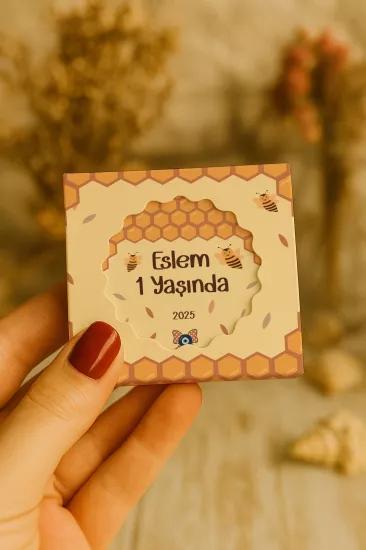 Kişiye Özel Mühürlü Kutulu Kapak Açacak Magnet