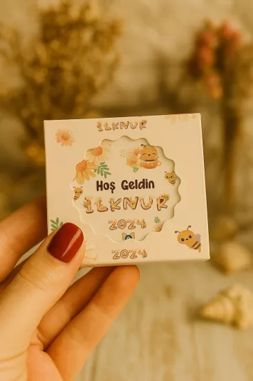 Kişiye Özel Mühürlü Kutulu Kapak Açacak Magnet