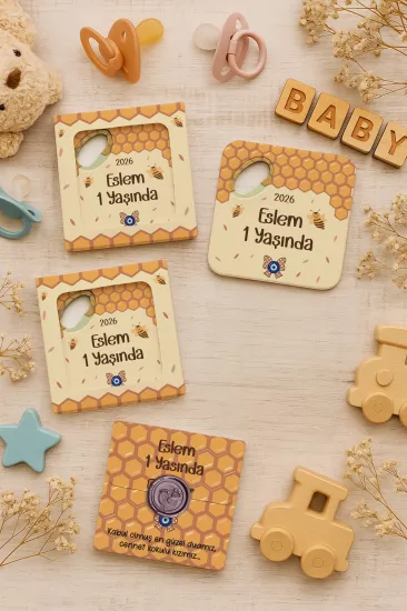 Mühürlü Kutulu Bardak Altlığı Açacak Magnet
