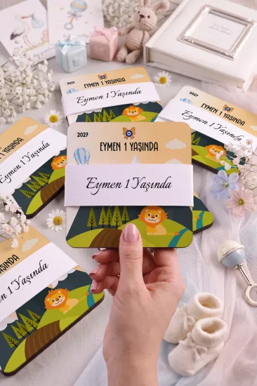Bebek & Doğum Günü Ahşap Bardak Altlıkları