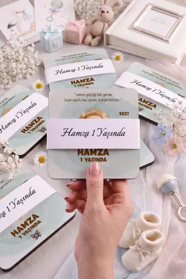 Bebek & Doğum Günü Ahşap Bardak Altlıkları