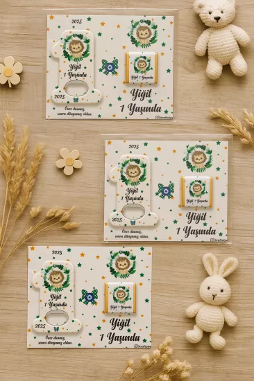 1 Yaş Açacak Magnet ve Madlen Çikolata | Bebek Hediyesi