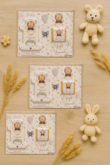 1 Yaş Açacak Magnet ve Madlen Çikolata | Bebek Hediyesi