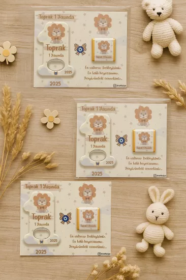 1 Yaş Açacak Magnet ve Madlen Çikolata | Bebek Hediyesi