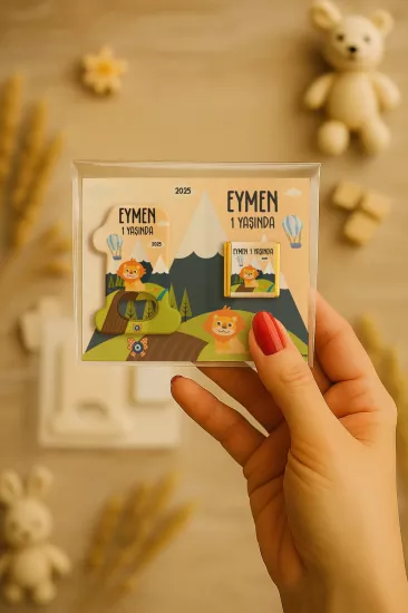 1 Yaş Açacak Magnet ve Madlen Çikolata | Bebek Hediyesi