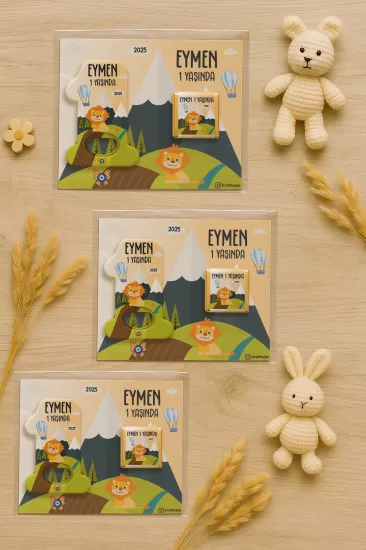1 Yaş Açacak Magnet ve Madlen Çikolata | Bebek Hediyesi