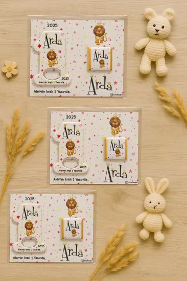 1 Yaş Açacak Magnet ve Madlen Çikolata | Bebek Hediyesi