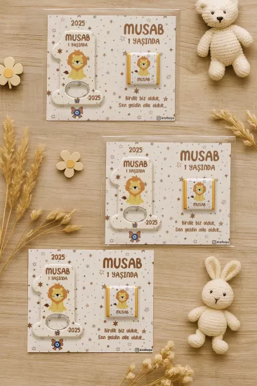 1 Yaş Açacak Magnet ve Madlen Çikolata | Bebek Hediyesi