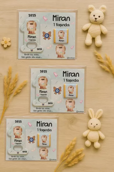 1 Yaş Açacak Magnet ve Madlen Çikolata | Bebek Hediyesi