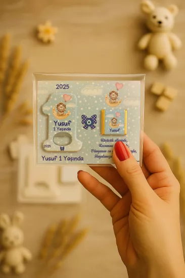 1 Yaş Açacak Magnet ve Madlen Çikolata | Bebek Hediyesi