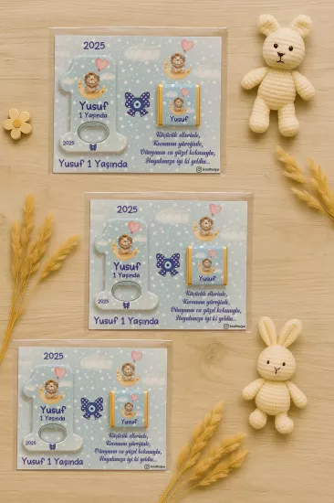 1 Yaş Açacak Magnet ve Madlen Çikolata | Bebek Hediyesi