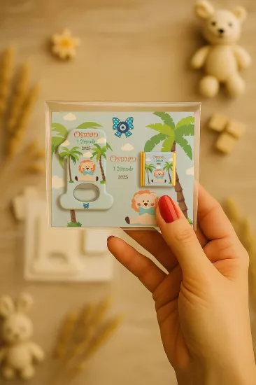 1 Yaş Açacak Magnet ve Madlen Çikolata | Bebek Hediyesi