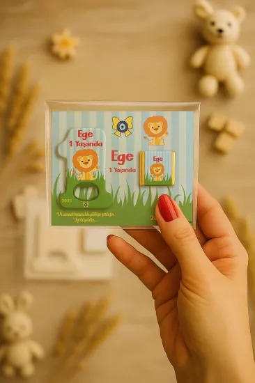 1 Yaş Açacak Magnet ve Madlen Çikolata | Bebek Hediyesi