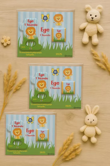 1 Yaş Açacak Magnet ve Madlen Çikolata | Bebek Hediyesi