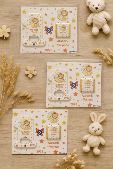 1 Yaş Açacak Magnet ve Madlen Çikolata | Bebek Hediyesi