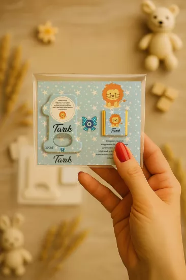 1 Yaş Açacak Magnet ve Madlen Çikolata | Bebek Hediyesi