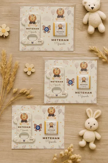 1 Yaş Açacak Magnet ve Madlen Çikolata | Bebek Hediyesi