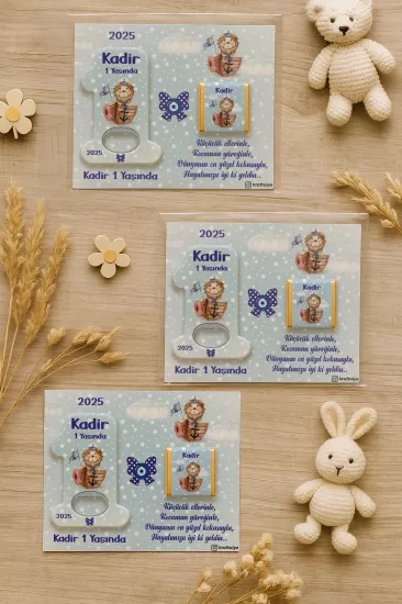 1 Yaş Açacak Magnet ve Madlen Çikolata | Bebek Hediyesi