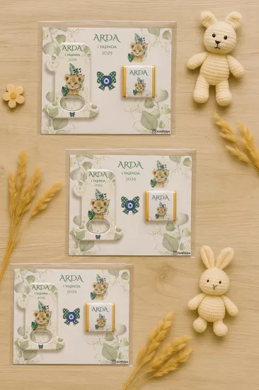 1 Yaş Açacak Magnet ve Madlen Çikolata | Bebek Hediyesi