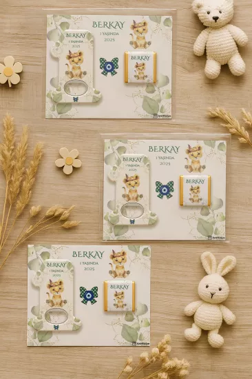 1 Yaş Açacak Magnet ve Madlen Çikolata | Bebek Hediyesi