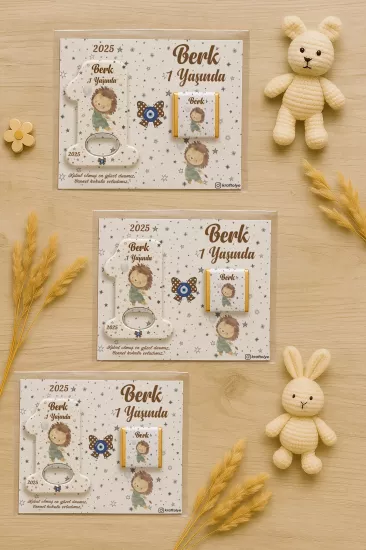 1 Yaş Açacak Magnet ve Madlen Çikolata | Bebek Hediyesi