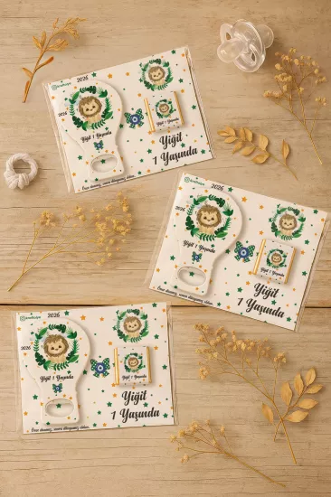 Çikolatalı Balon Açacak Magnet | Bebek Magnetleri