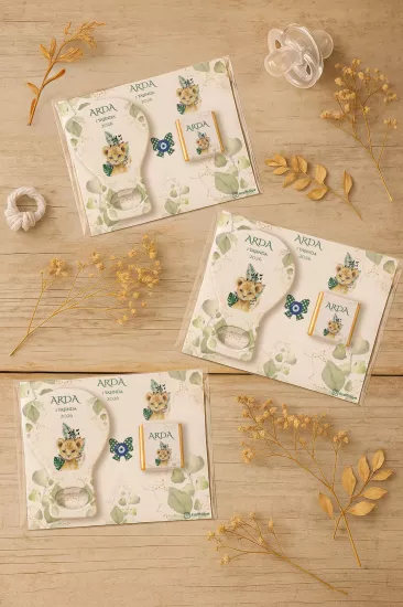 Çikolatalı Balon Açacak Magnet | Bebek Magnetleri