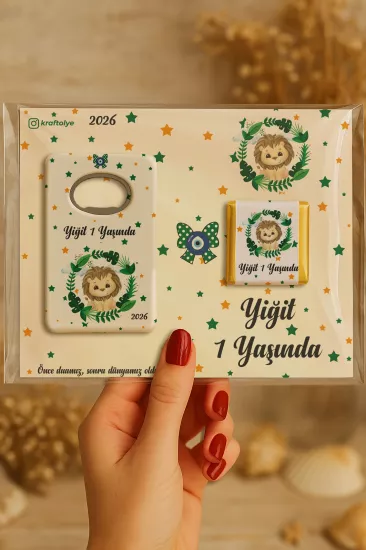 Çikolatalı Açacak Magnet – Bebek Hediyesi Magnet