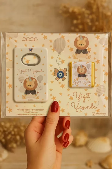 Çikolatalı Açacak Magnet – Bebek Hediyesi Magnet