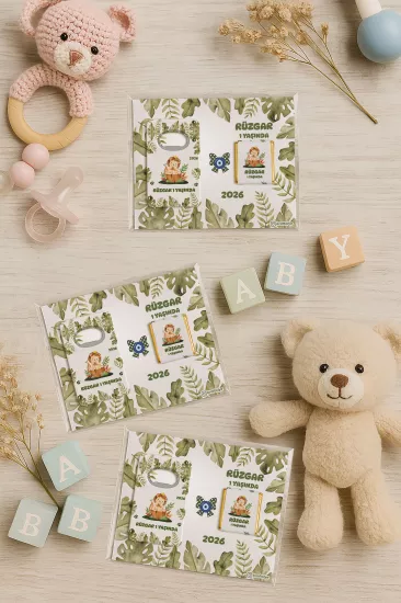 Çikolatalı Açacak Magnet – Bebek Hediyesi Magnet