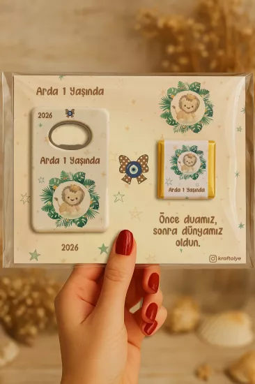 Çikolatalı Açacak Magnet – Bebek Hediyesi Magnet