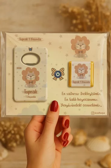 Çikolatalı Açacak Magnet – Bebek Hediyesi Magnet